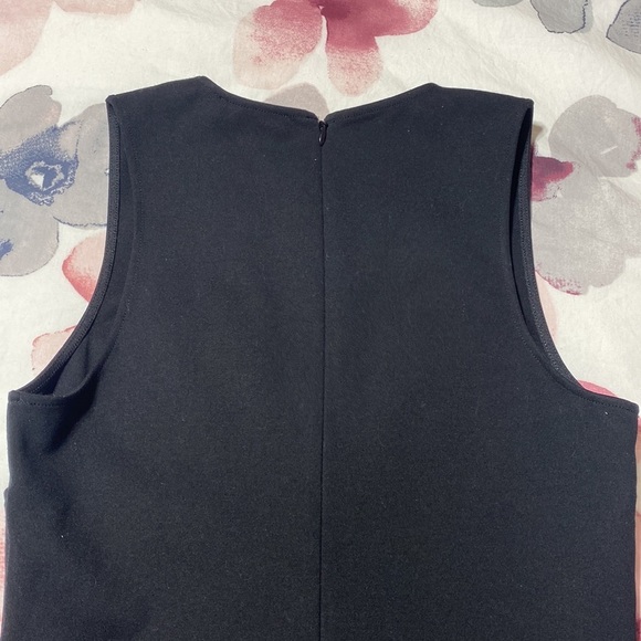 Aritzia Babaton Harrington Black Mini Sleeveless V-Neck Dress Size 8 - Picture 9 of 13